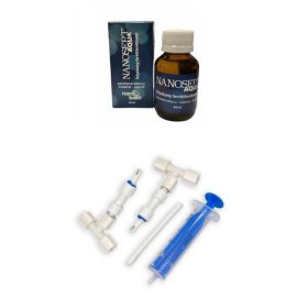 Fertőtlenítő szett fertőtlenítővel