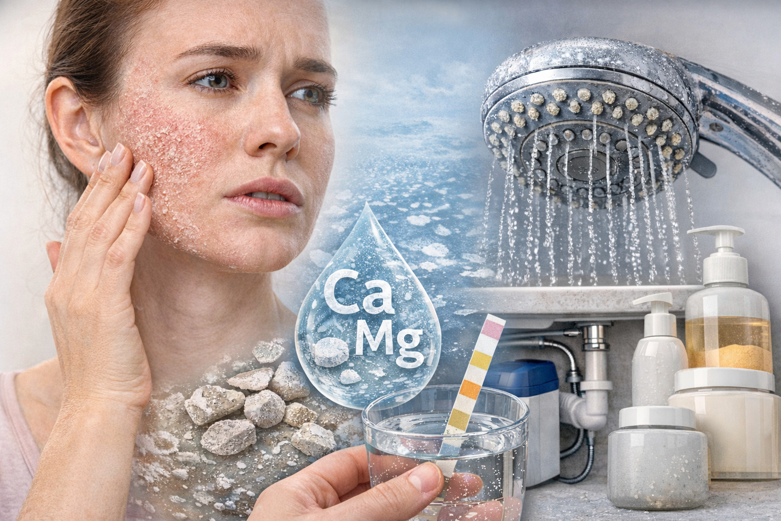 A kemény víz hatása a bőrre